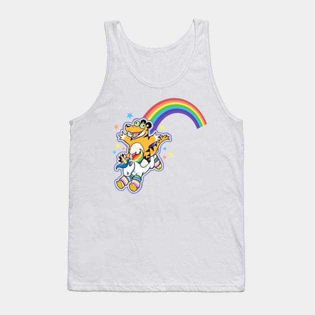 Rainbow Unicorn Tank Top by Tigerdile